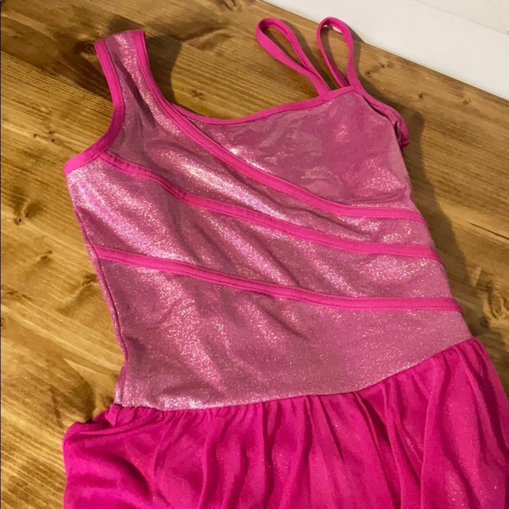 Capezio skirted leotard size girls XL